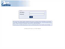 Tablet Screenshot of agents.carimo.com